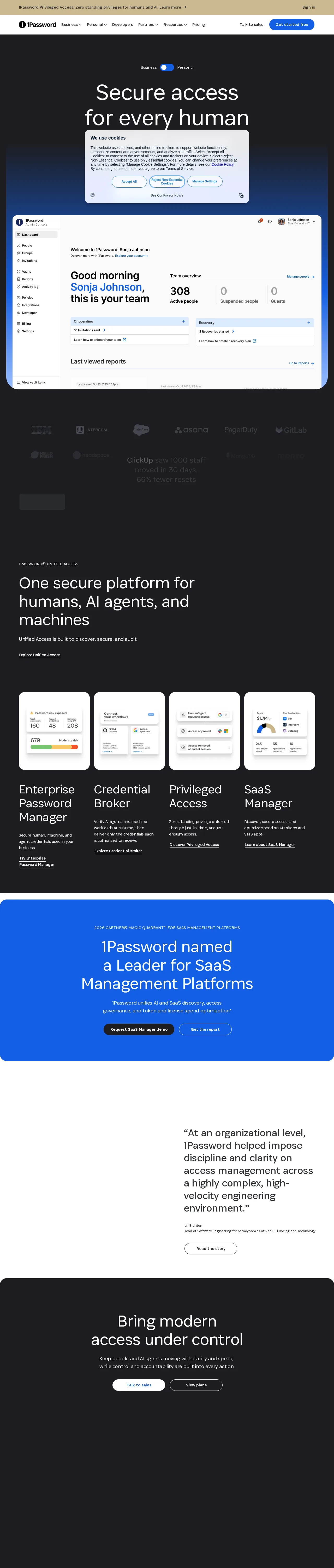 Screenshot of 1Password