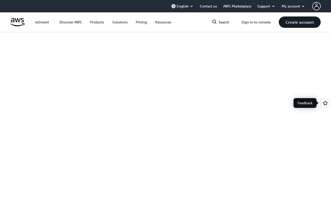 Screenshot of AWS Amplify
