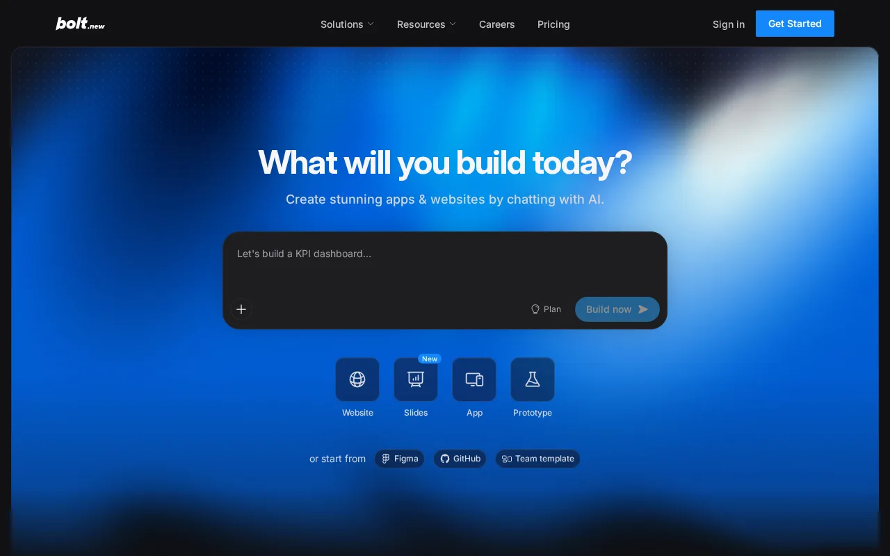 Screenshot of Bolt