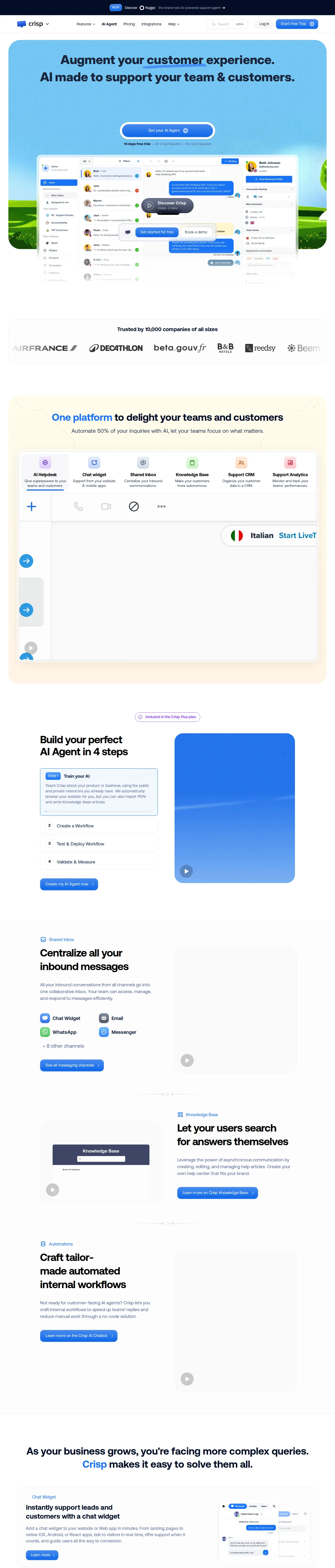 Screenshot of Crisp