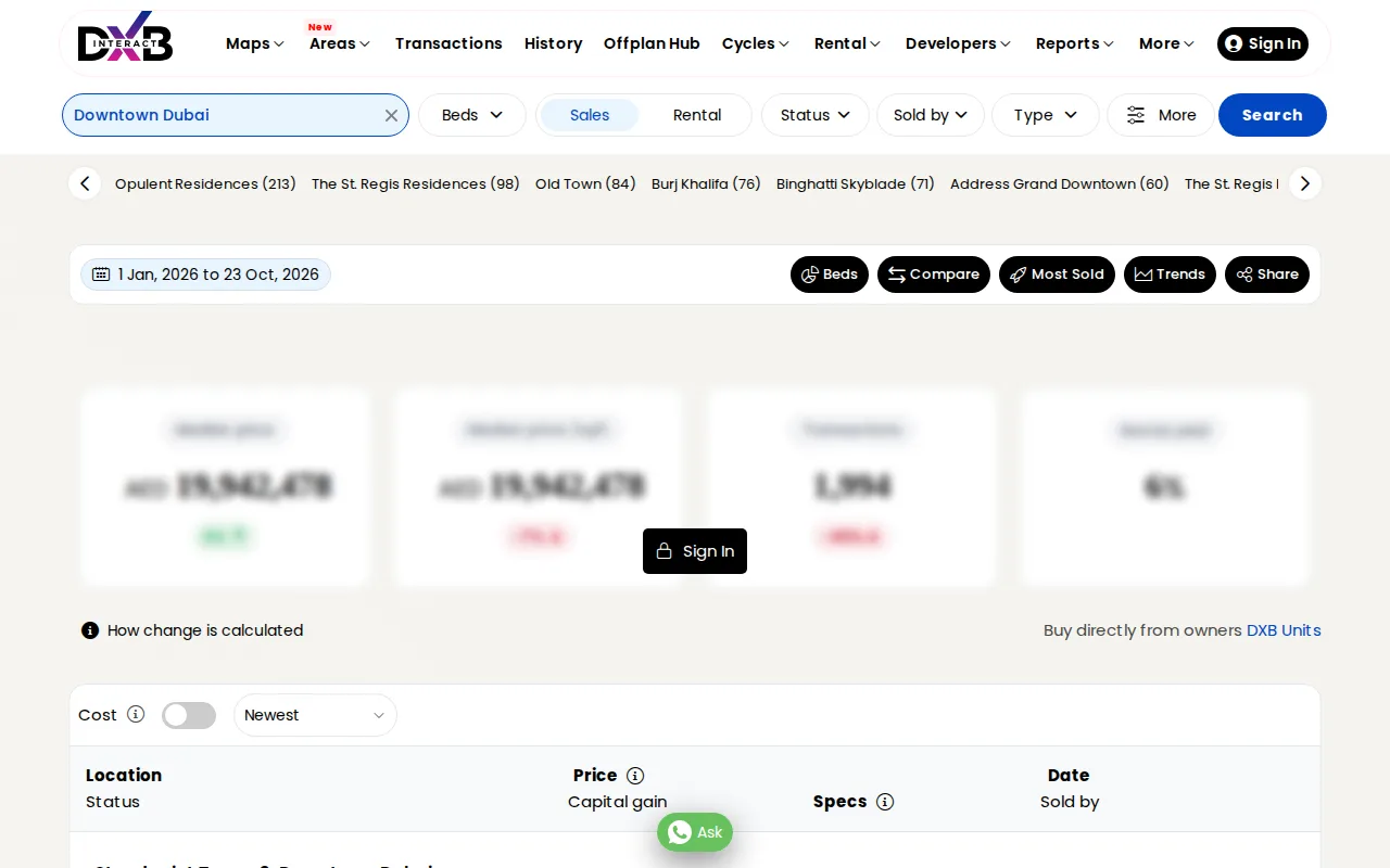 Screenshot of DXBinteract
