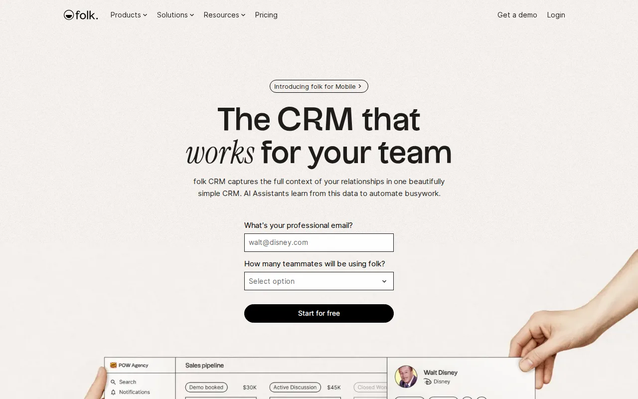 Screenshot of folk