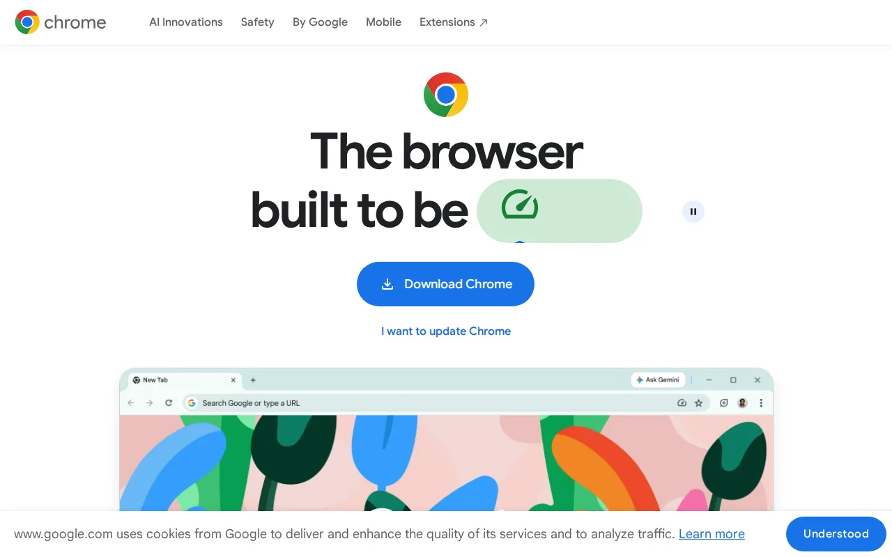 Screenshot of Google Chrome