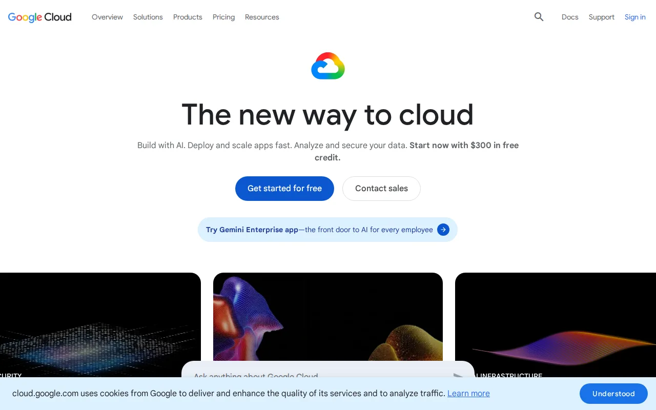 Screenshot of Google Cloud Platform