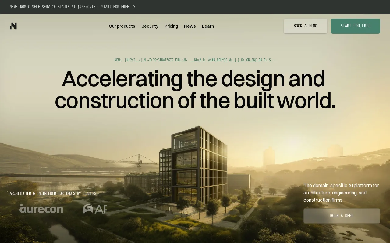 Screenshot of Nomic