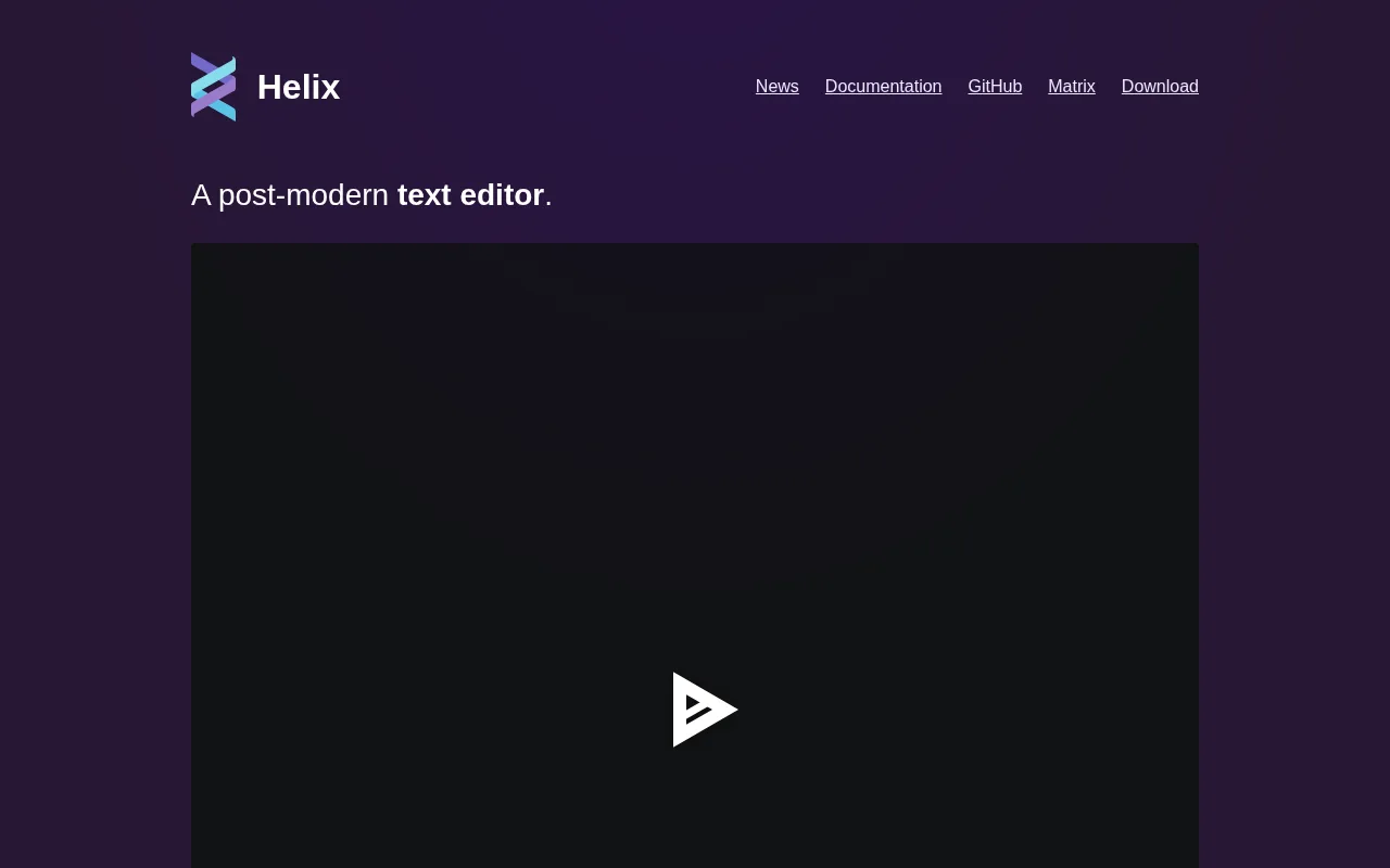 Screenshot of Helix