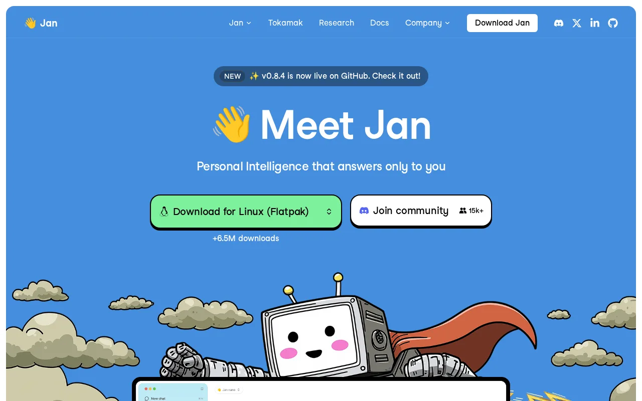 Screenshot of Jan