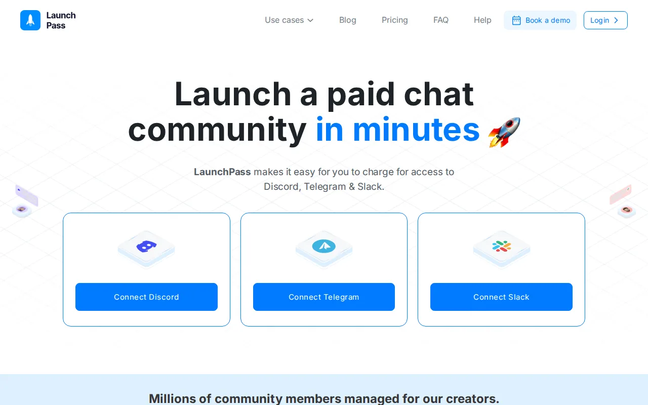 Screenshot of LaunchPass