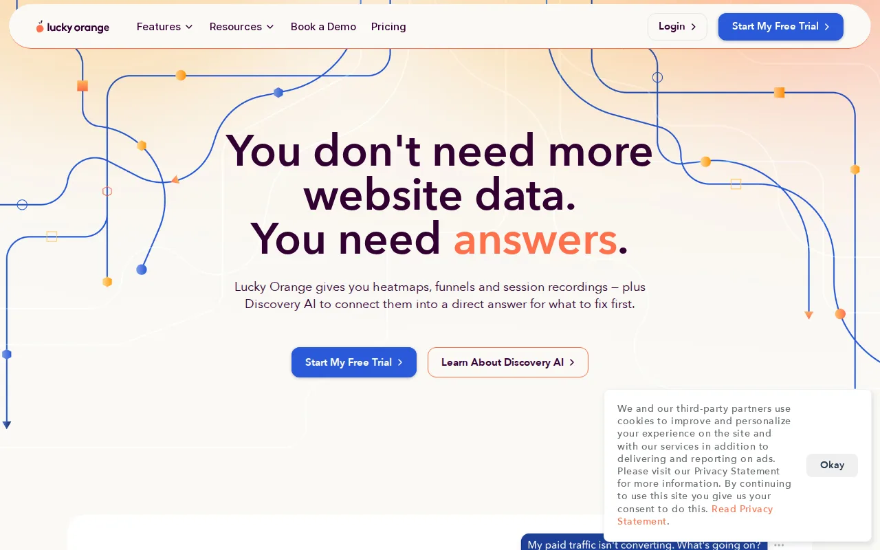 Screenshot of Lucky Orange