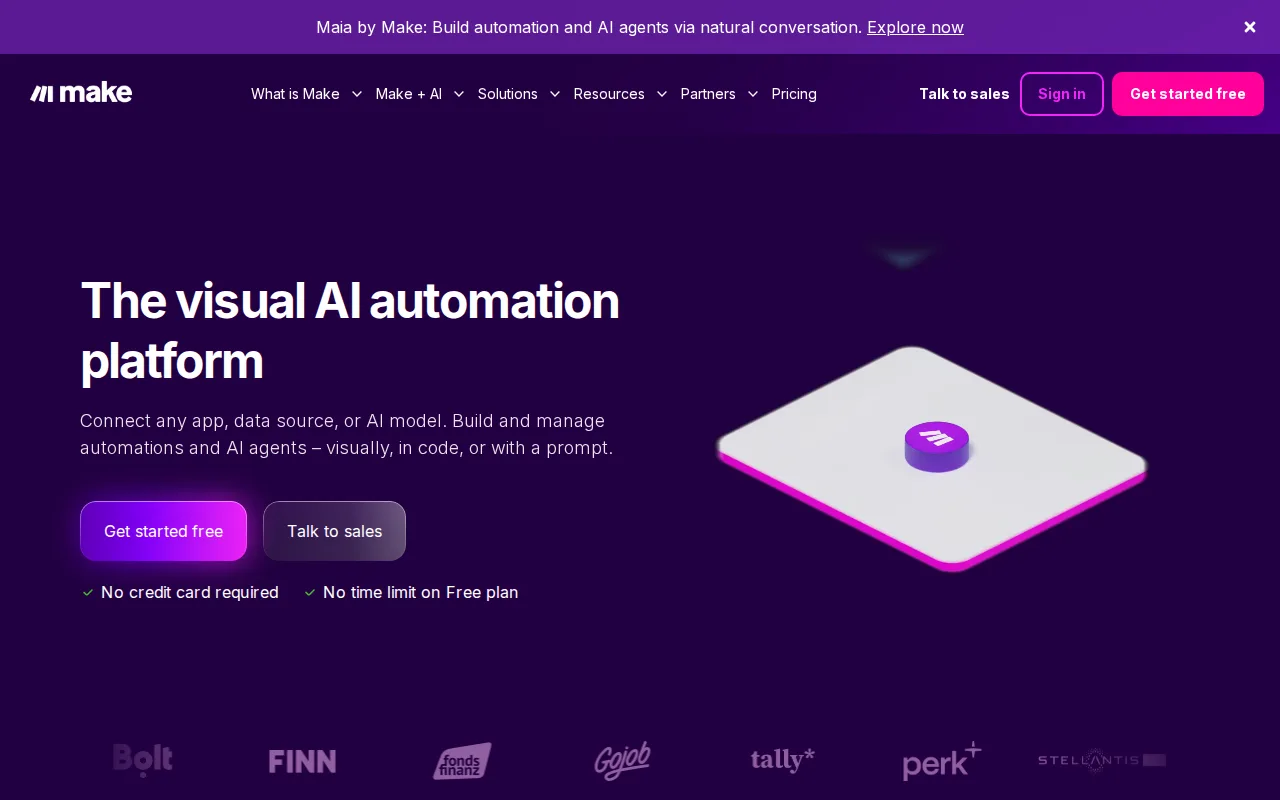 Screenshot of Make