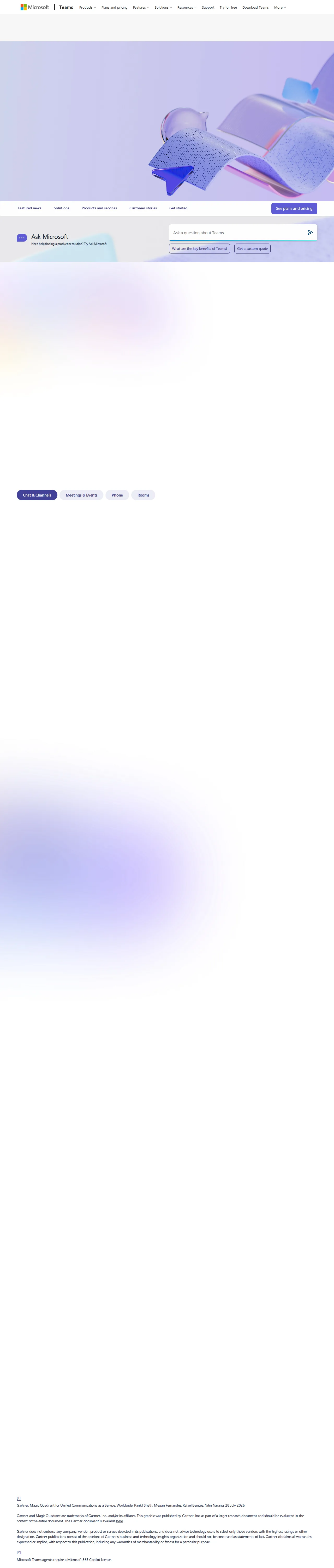 Screenshot of Microsoft Teams