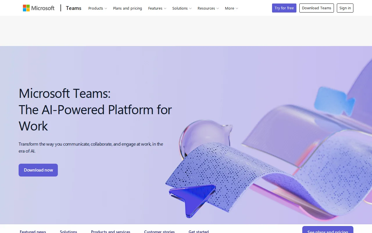 Screenshot of Microsoft Teams