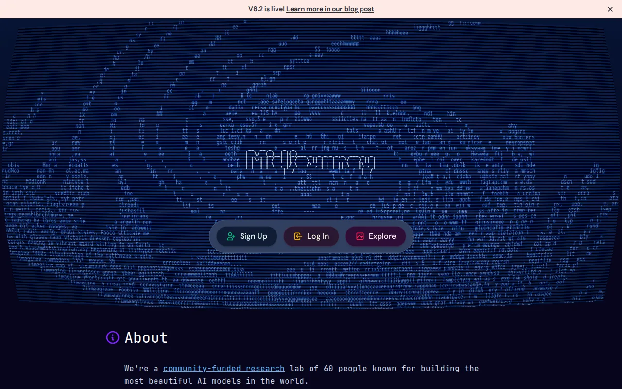 Screenshot of Midjourney