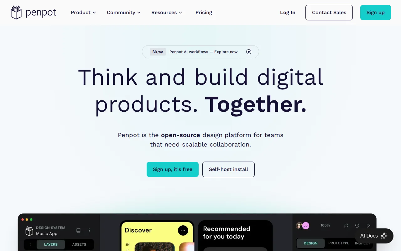 Screenshot of Penpot
