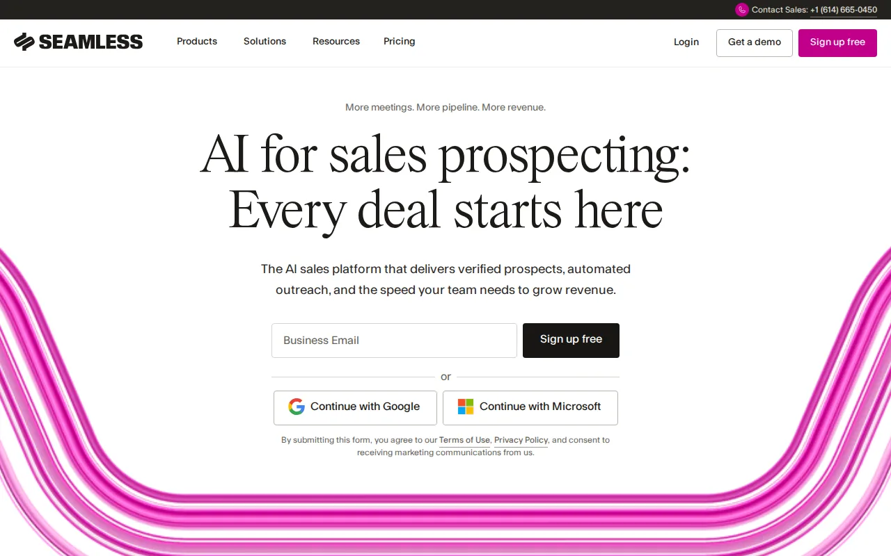 Screenshot of Seamless.AI