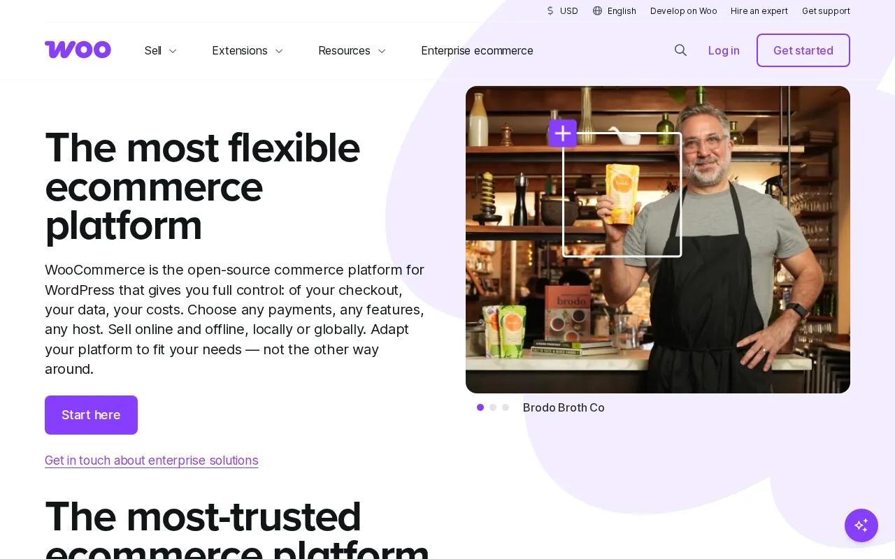 Screenshot of WooCommerce