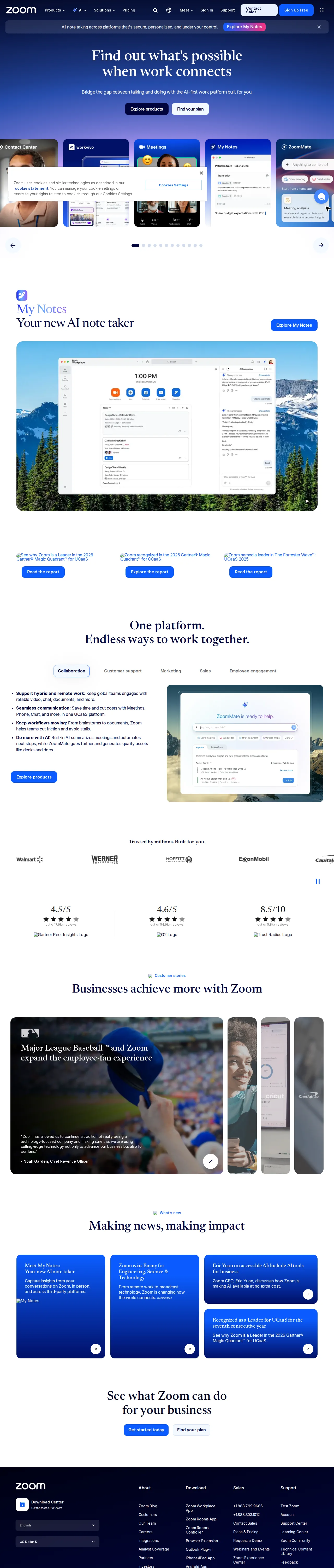 Screenshot of Zoom